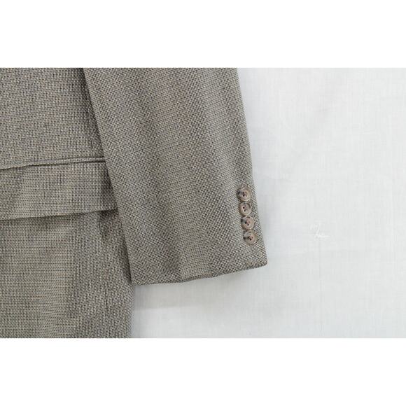 VTG Ermenegildo Zegna Blazer Men's 44R Multicolor Wool Silk Weave Sport Jacket - Picture 3 of 15